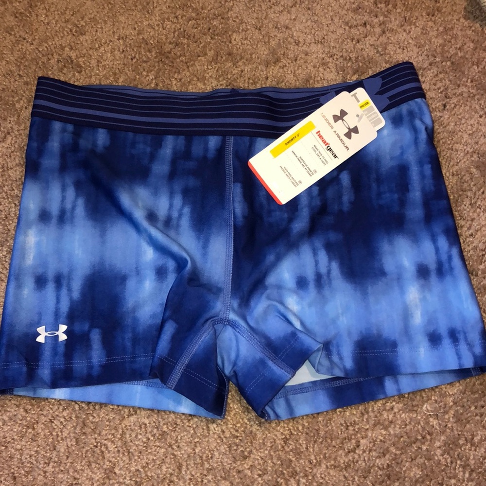 NWT Under Armour Tie-dye Compression Shorts